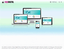 Tablet Screenshot of dojodigital.com